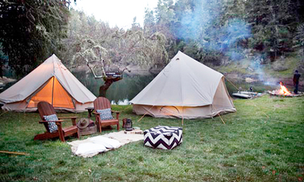 A Shelter Co. campsite